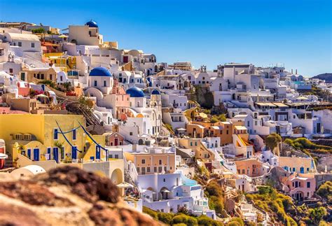 Santorini Grecia rompecabezas en línea