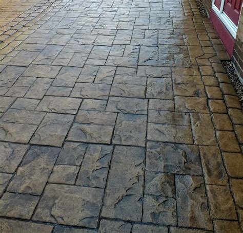Imprinted Concrete Sealer in a Silk or Satin Finish