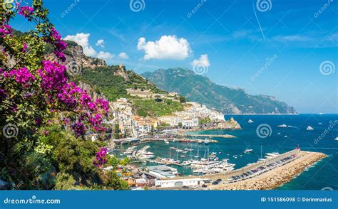 Landscape With Amalfi Coast Editorial Stock Photo Image Of Campania