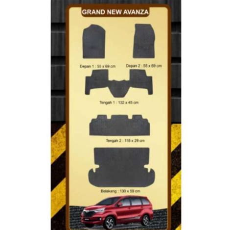 Jual Karpet Karet Alas Lantai Mobil Grand New Avanza 2015 2020 Di