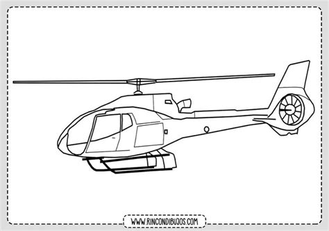 Dibujos Colorear Helicopteros Rincon Dibujos