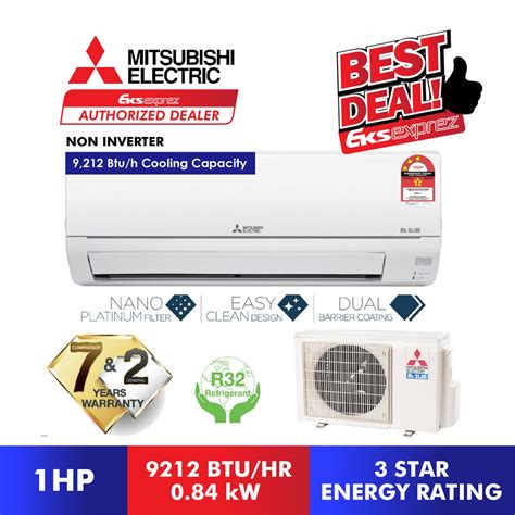 Mitsubishi Mr Slim R Non Inverter Aircond Hp Hp Hp Hp