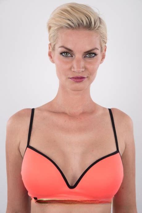 Tall Blonde With A Great Ass Stands Totally Naked After Removing Her Clothes CoedCherry