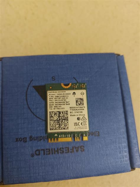 Intel AX210.NGWG with vPro, Bluetooth 5.2 Wireless
