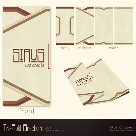 Tri Fold Brochure Layout Design By Sirus3002 On Deviantart