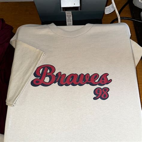 Mens 98 Braves Shirt Etsy