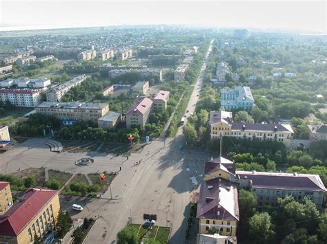 Фото Сарань, вид с воздушного шара в городе Сарань