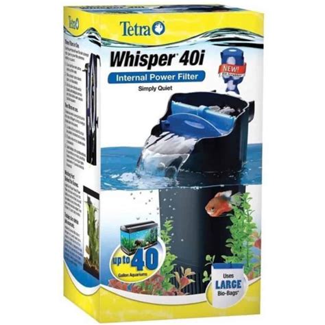 Tetra Whisper 40i Internal Power Filter Underground Reptiles