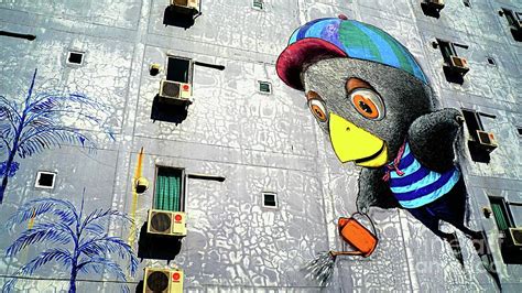 City High Rise D Graffiti Digital Art By Ian Gledhill Pixels