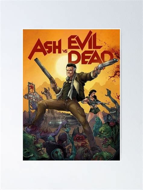 "Ash vs evil dead" Poster for Sale by collinsdrawings | Redbubble