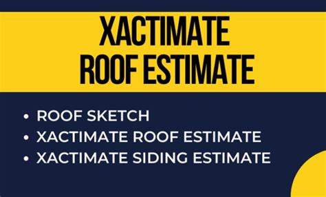 Do Xactimate Roof Sketches And Estimate By Niamatkarim Fiverr