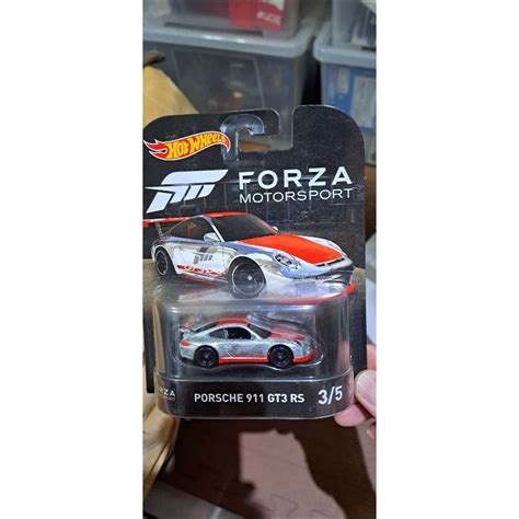 風火輪 hot wheels 極限競速 forza 保時捷 porsche 911 Gt3 rs 膠胎 汽車文化 現貨中 蝦皮購物