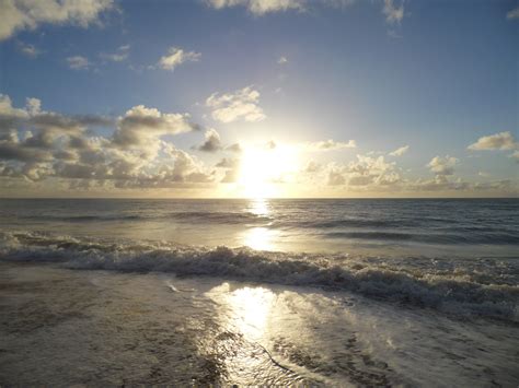 Banco De Imagens De Praia Mar Costa Agua Oceano Horizonte Nuvem