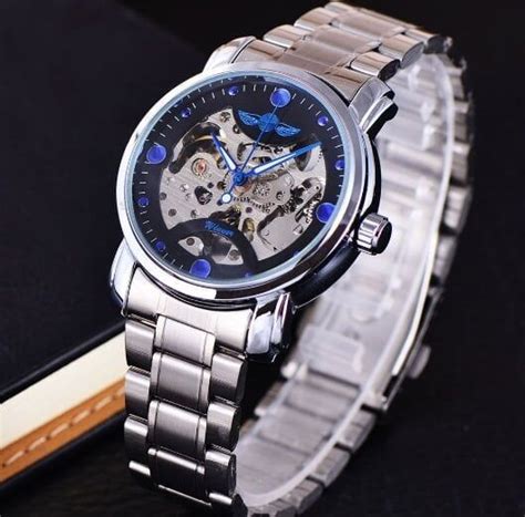 Купить Часы Winner Steel Blue оригинал — цена 1 299 грн | Lekos