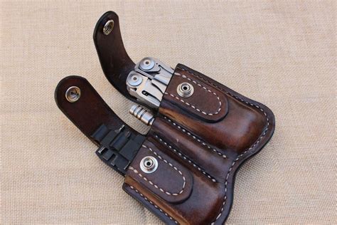 Leatherman Surge Wave Sheath Double Bit Kit And Saw Etsy Leather