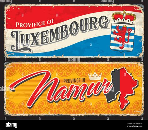 Namur Luxembourg Belgian Province Vintage Plates And Travel Stickers