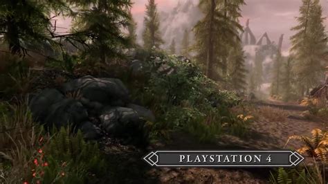 The Elder Scrolls V: Skyrim Remastered PS4 Vs PS3 Graphics Video