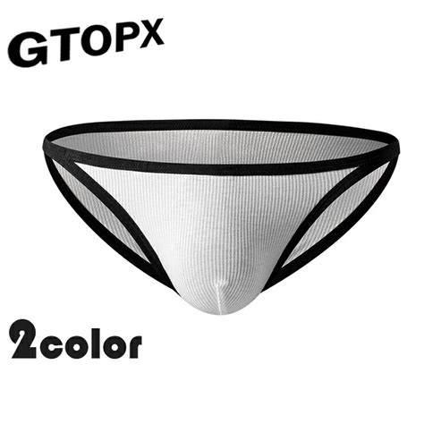 楽天市場GTOPX Basis Bikini New メンズ リブ生地 セクシー下着 ローライズ ストレッチ 定番 吸水速乾 柔らかい 通気性 ビキニinsolent