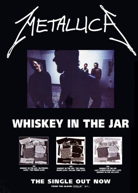 Metallica Whiskey In The Jar Poster Print Prints U