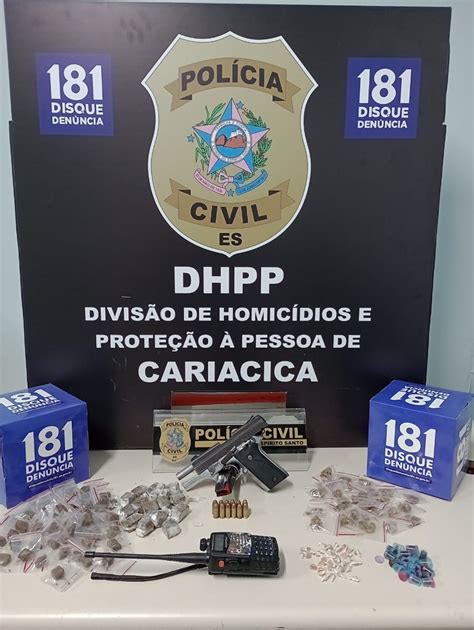 Disque Den Ncia Dhpp De Cariacica Prende Suspeito E Apreende Arma