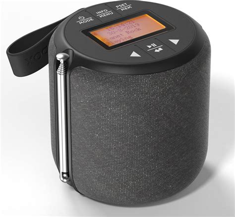Dabdab And Fm Bluetooth Speaker Portable Rechargeable Dab Radio With
