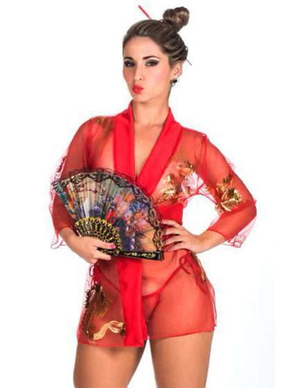 Lingerie Sex Gueixa Sedutora Completa Via Tenta O Conjunto De Lingerie Magazine Luiza