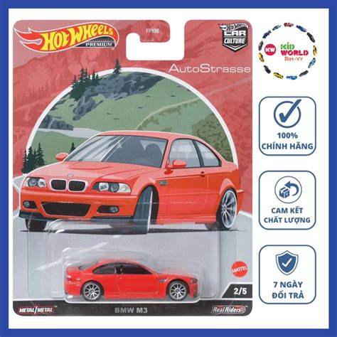 Xe mô hình Hot Wheels Premium Auto Strasse Series BMW M E HCK bánh cao su Shopee Việt Nam