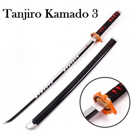 Demon Slayer Tanjiro Kamado Wooden Katana Sword on Carousell
