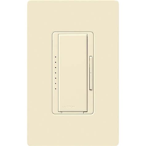 Lutron Maestro Pro Multi Location Led Elv Rocker Light Dimmer Almond Ma Pro Al At