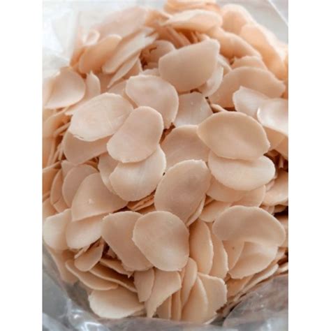 Jual Kerupuk Bawang Warna Putih Mentah 250grkerupuk Seblak Shopee
