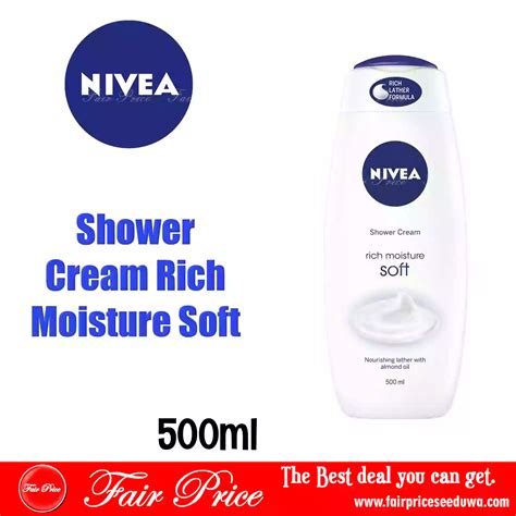 Nivea Shower Cream Rich Moisture Soft 500ml Fair Price Seeduwa