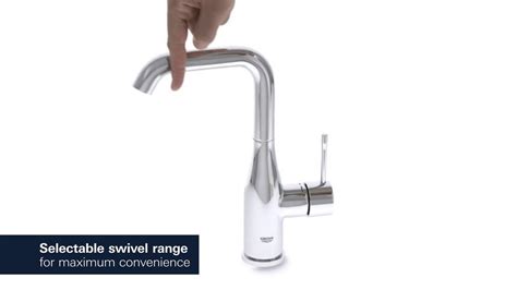 Grohe Essence Water Saving Basin Faucet Youtube