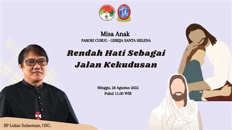 Misa Anak Paroki Curug Minggu Agustus Wib Bersama Pst