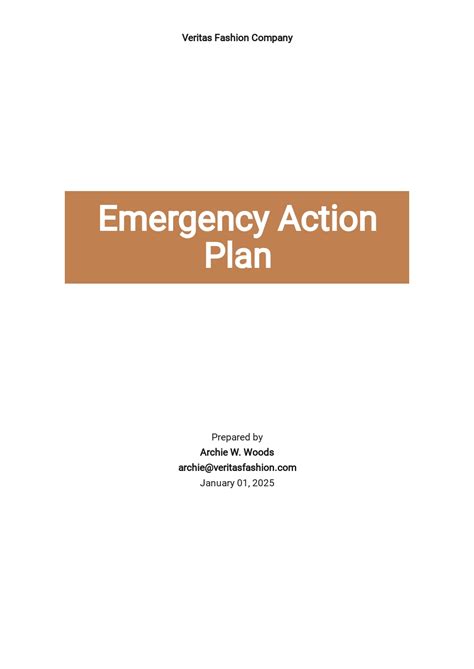 Emergency Management Plan Template [Free PDF] - Google Docs, Word ...