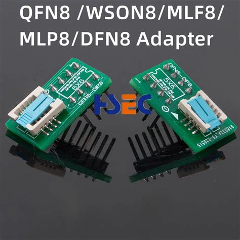 Dfn8 Wson8 Mlf8 Mlp8 Qfn8 To Dip8 Adapter 65mm 68 Ic Chips Socket For