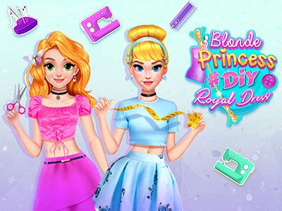 Play Blonde Princess DIY Royal Dress Wowz