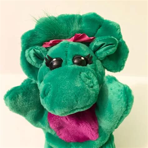 Vintage 90s Baby Bop Hand Puppet Barney Plush Lyons Group Stuffed