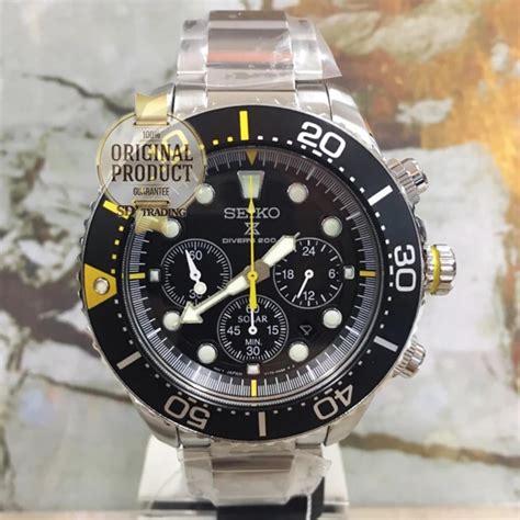 Seiko Prospex Solar Chronograph Diver S M Men S Watch