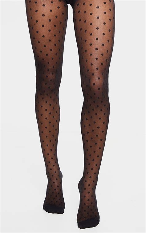 Black Medium Polka Dot Tights Polka Dot Tights Polka Dot Tights