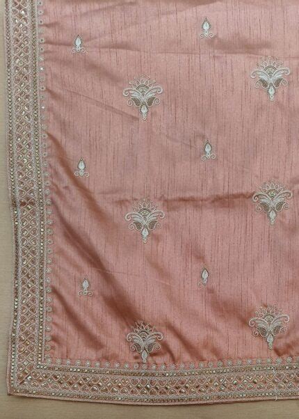 Red Solid Golden Border Dupatta Shahilibas