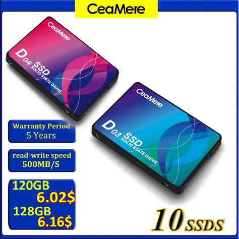 Pcs Ceamere Hard Disk Drive Sata Ssd Gb Gb Gb Gb Gb