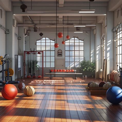 Premium Photo Displaying A 3d Miniature Of Gymnasium Building On