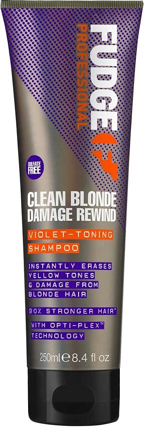 Fudge Professional Clean Blonde Damage Rewind Shampoo Intense Purple