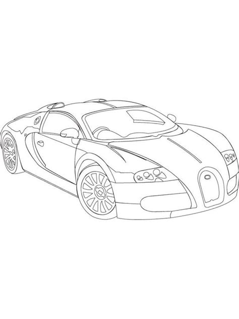 Bugatti Veyron Super Sport Coloring Pages