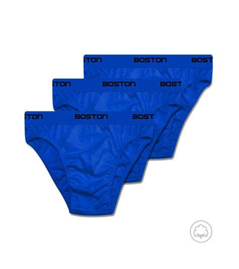 Bikini deportivo BOSTON con Elástico Visible Pack x3 Acero BOSTON Ropa Interior Tienda