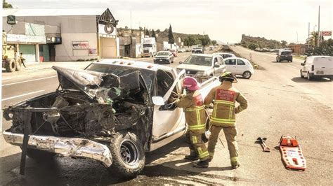 Accidente en la Pachuca Sahagún deja un prensado y dos heridos