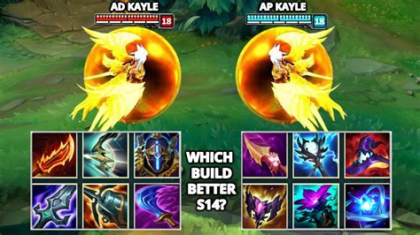 AP KAYLE Vs AD KAYLE SEASON 14 FULL BUILD FIGHTS WHICH BUILD BETTER