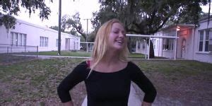 Blonde Outdoor Flasher Tnaflix