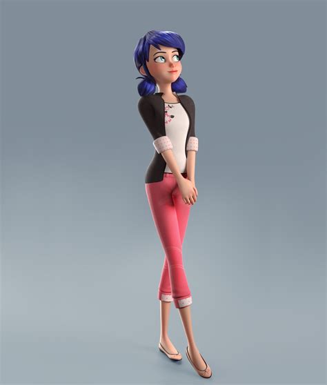 Marinette -Miraculous Ladybug | 3d character, 3d characters, Disney
