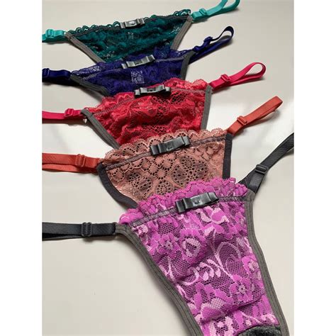 Kit C Calcinhas Fio Dental Regulagem Lingerie Atacado Sacoleira Revenda Yully Sensual